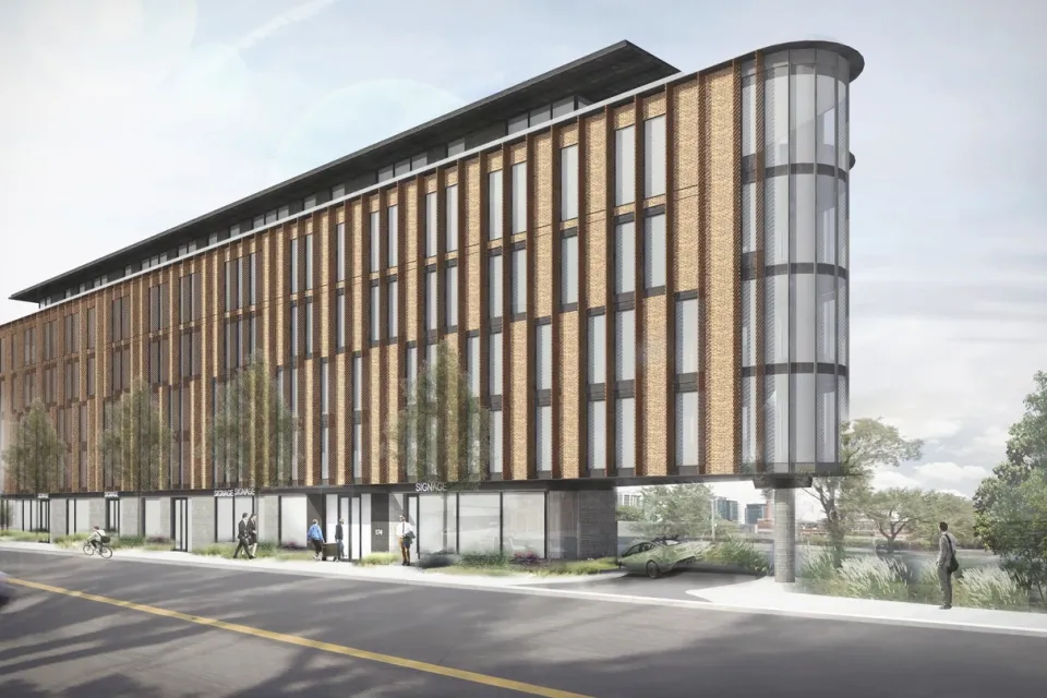 Rendering of Leaside Innovation Centre